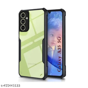 Hybrid Shockproof silicone protective transparent Case for Samsung A35