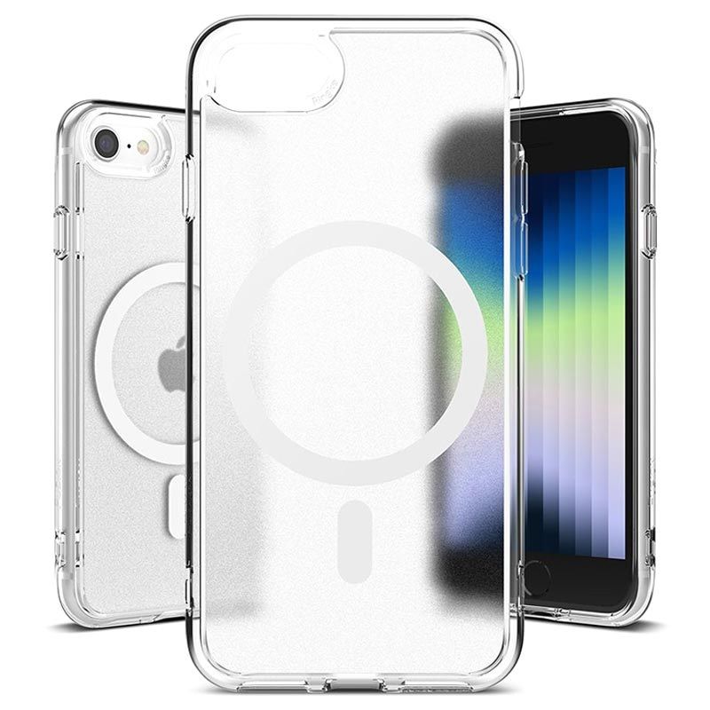 MagSafe Clear Transparent Silicone case for Apple iphone SE 2 – The Hatke