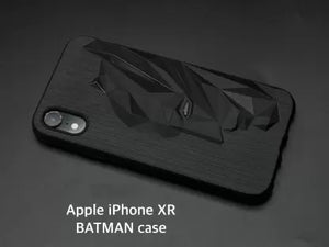 Superhero Engraved logo silicon Case for Apple Iphone XR
