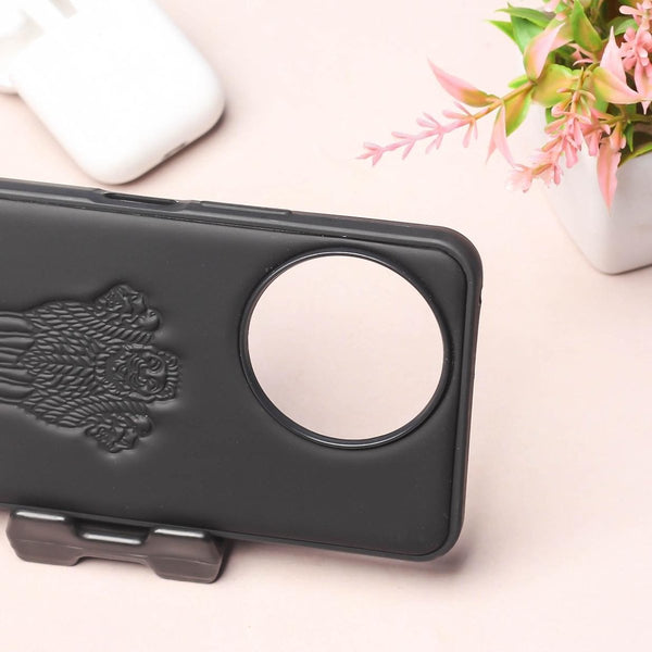 Ashoka Black Leather Case for Oneplus 12R - The Hatke