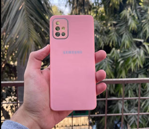 Pink camera Safe mirror case for Samsung A51