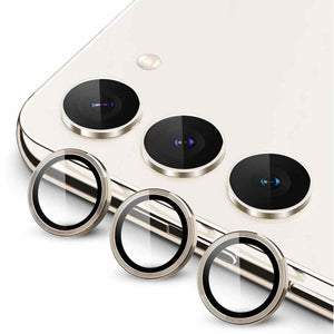 Golden Metallic camera ring lens guard for Samsung S25 plus