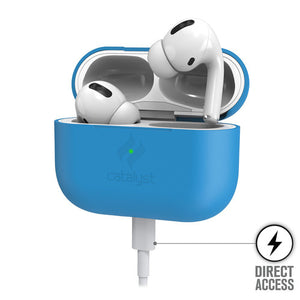 Light Blue Silicone Case For Apple Airpods Pro