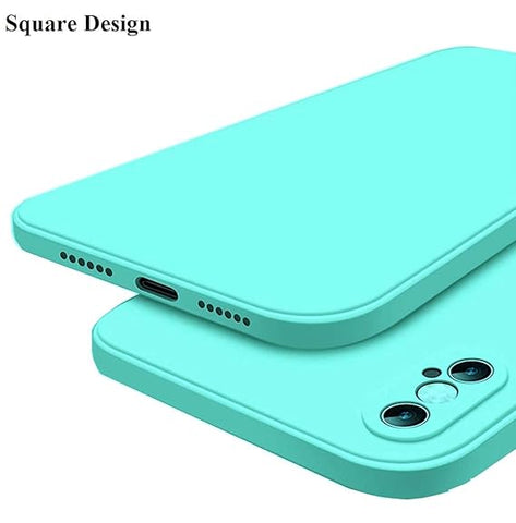 Light Blue Camera Original Silicone case for Apple iphone XS Max