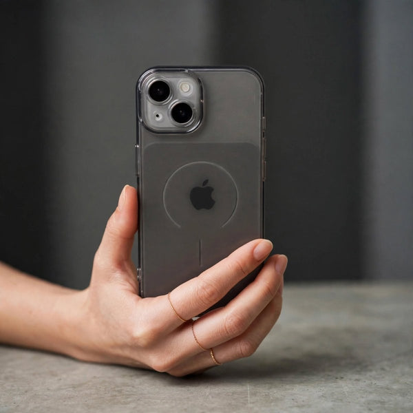 Black Amber Silicone Case for Apple iphone 15