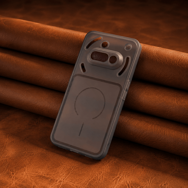 Black Amber Silicone Case for Nothing Phone 3A - The Hatke