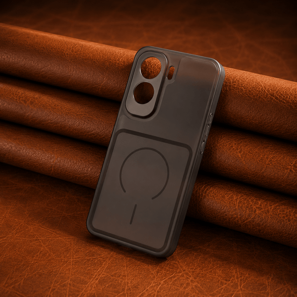 Black Amber Silicone Case for Vivo T5 Pro - The Hatke