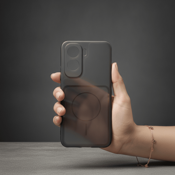 Black Amber Silicone Case for Vivo T5 Pro - The Hatke
