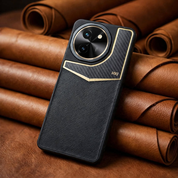 Black Aura Case for Vivo T3X - The Hatke