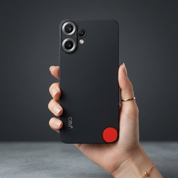 Black Camera Original Silicone case for CMF PHONE 2 Pro - The Hatke
