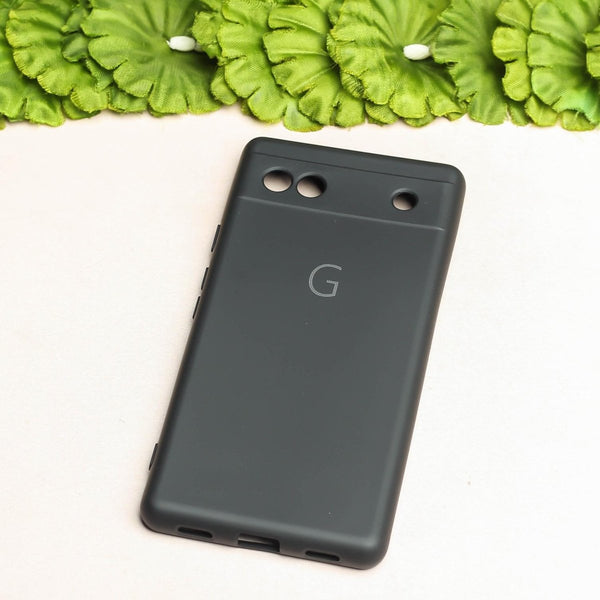 Black Camera Original Silicone case for Google Pixel 6A - The Hatke