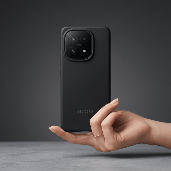 Black Camera Original Silicone case for IQOO 15 - The Hatke