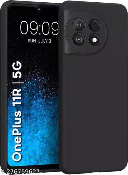 Black Camera Original Silicone case for Oneplus 11 - The Hatke