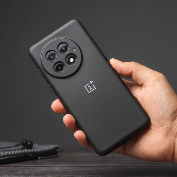 Black Camera Original Silicone case for Oneplus 13 - The Hatke