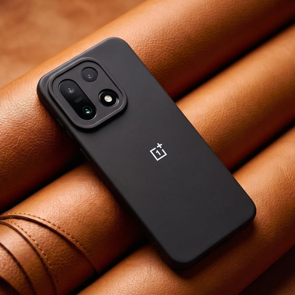 Black Camera Original Silicone case for Oneplus 15 - The Hatke