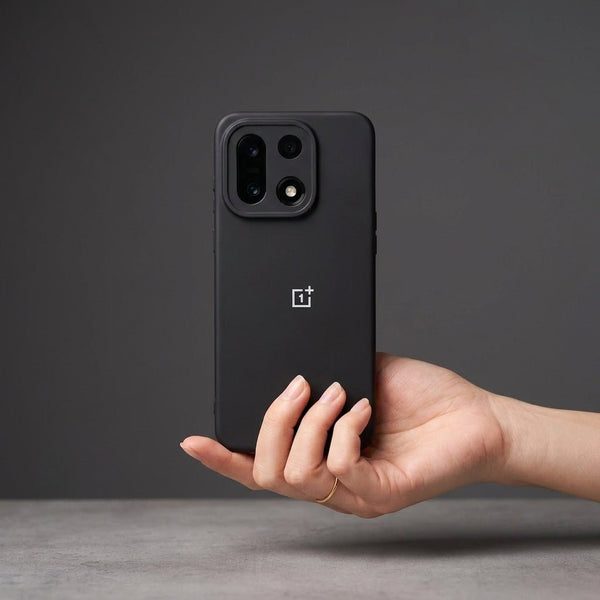 Black Camera Original Silicone case for Oneplus 15 - The Hatke