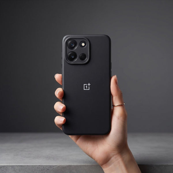 Black Camera Original Silicone case for Oneplus Nord 6 - The Hatke