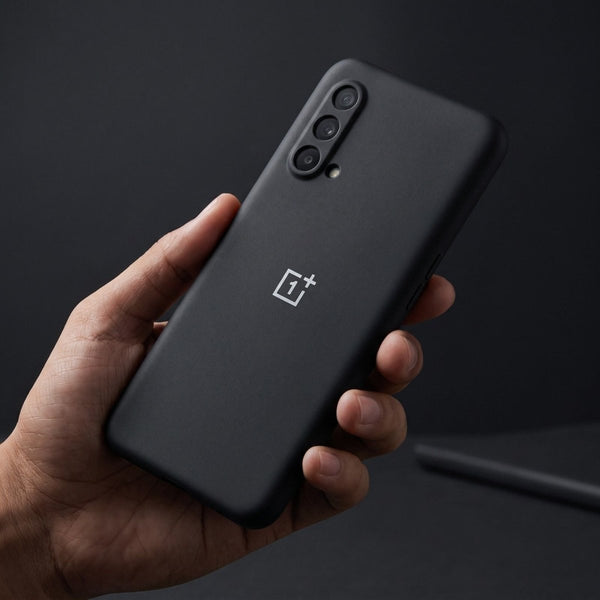 Black Camera Original Silicone case for Oneplus Nord CE - The Hatke
