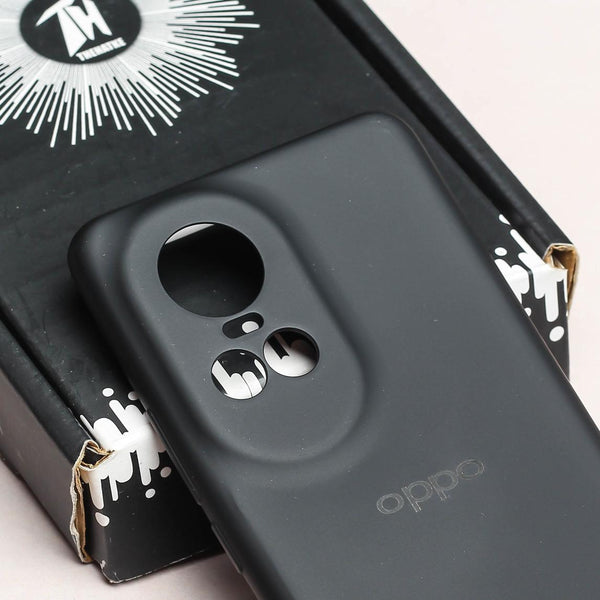 Black Camera Original Silicone case for Oppo Reno 10 - The Hatke