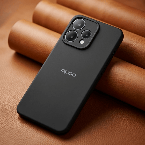 Black Camera Original Silicone case for Oppo Reno 15 - The Hatke