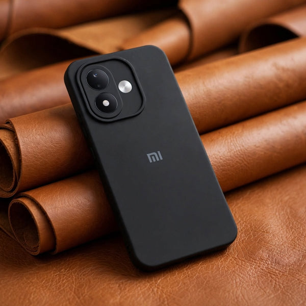 Black Camera Original Silicone case for Redmi Note 17 - The Hatke