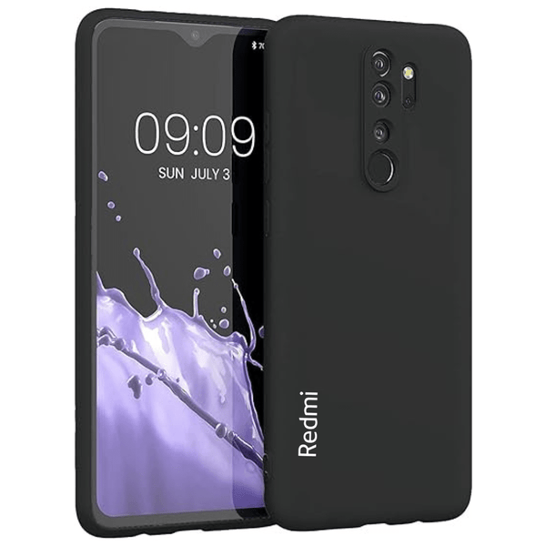 Black Camera Original Silicone Case for Redmi Note 8 Pro - The Hatke