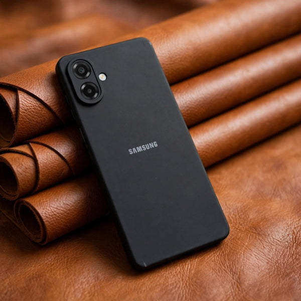 Black Camera Original Silicone case for Samsung A07 - The Hatke