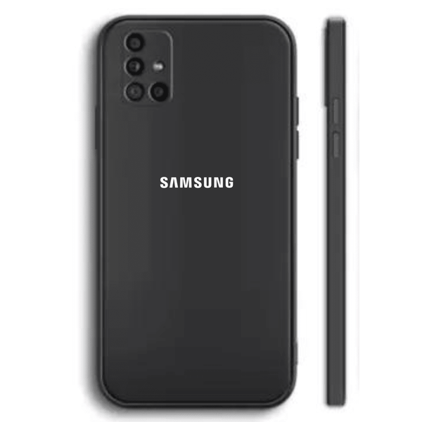 Black Camera Original Silicone Case for Samsung A51 - The Hatke
