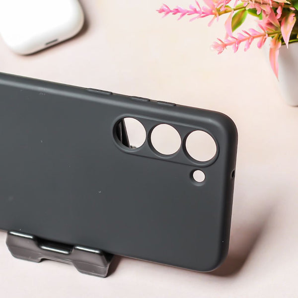 Black Camera Original Silicone case for Samsung S23 5G - The Hatke