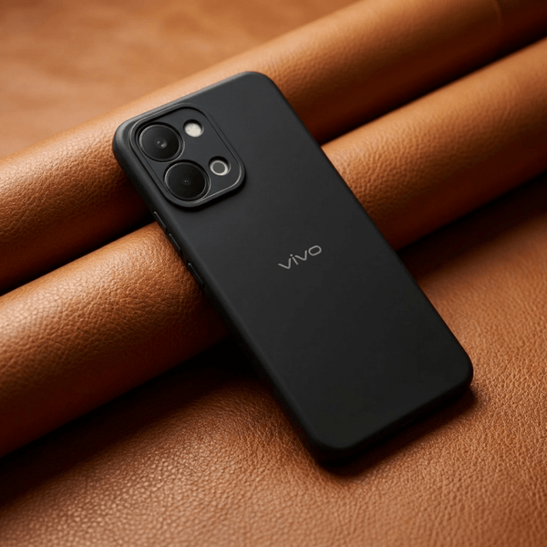 Black Camera Original Silicone case for Vivo T5x - The Hatke