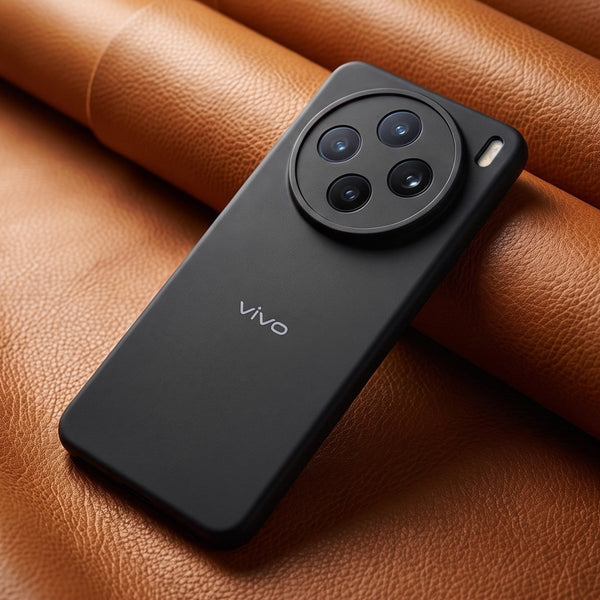 Black Camera Original Silicone case for Vivo X200T - The Hatke