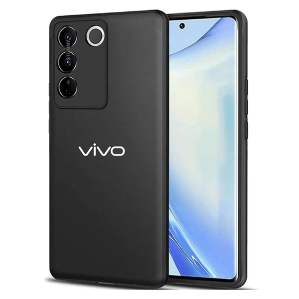 Black Camera Original Silicone case for Vivo Y200 - The Hatke