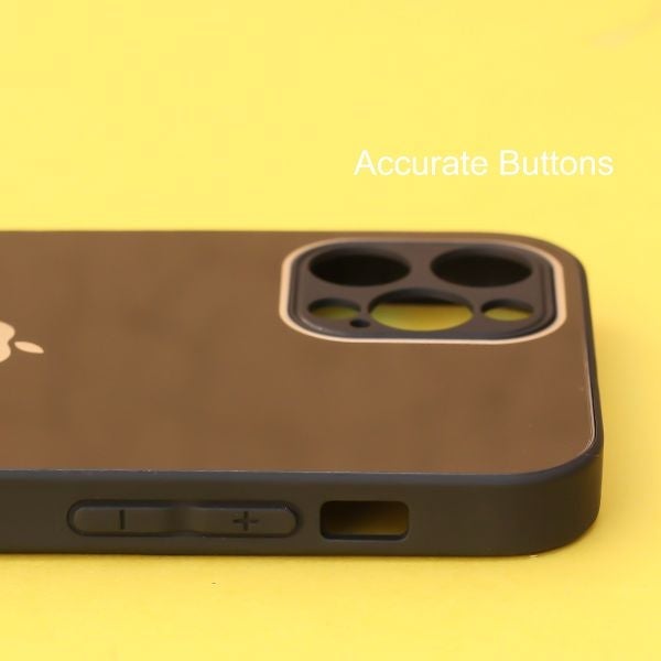 Black camera Safe mirror case for Apple Iphone 14 Pro - The Hatke