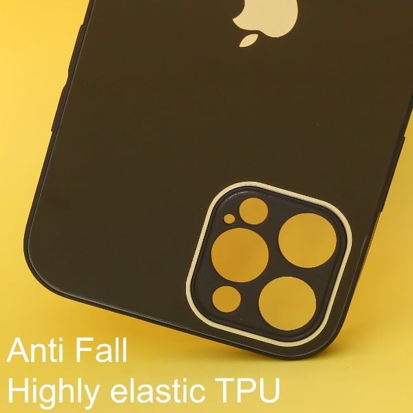 Black camera Safe mirror case for Apple Iphone 14 Pro - The Hatke
