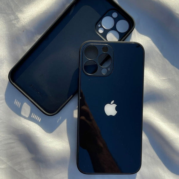 Black camera Safe mirror case for Apple Iphone 14 Pro - The Hatke