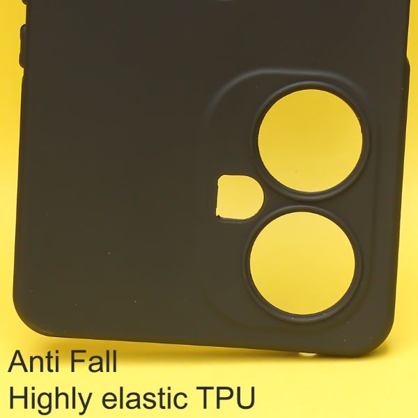 Black candy logo cut Silicone Case for Oneplus Nord CE 3 Lite 5G - The Hatke