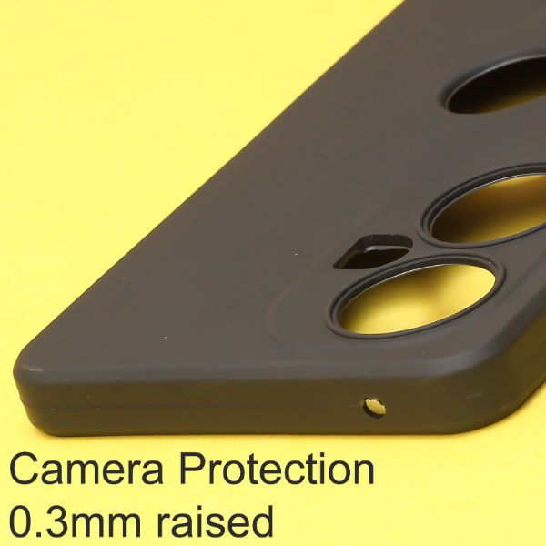 Black candy logo cut Silicone Case for Oneplus Nord CE 3 Lite 5G - The Hatke