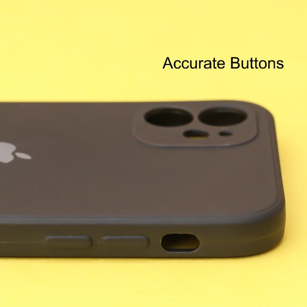 Black Candy Silicone Case for Apple Iphone 12 - The Hatke