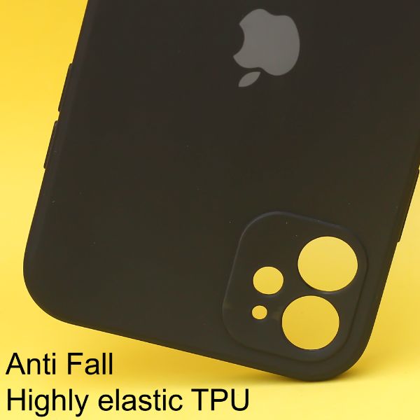 Black Candy Silicone Case for Apple Iphone 12 - The Hatke