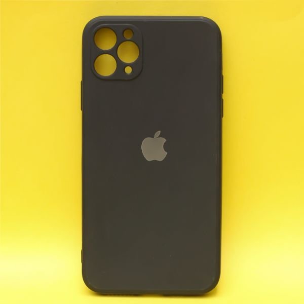 Black Candy Silicone Case for Apple Iphone 12 Pro - The Hatke