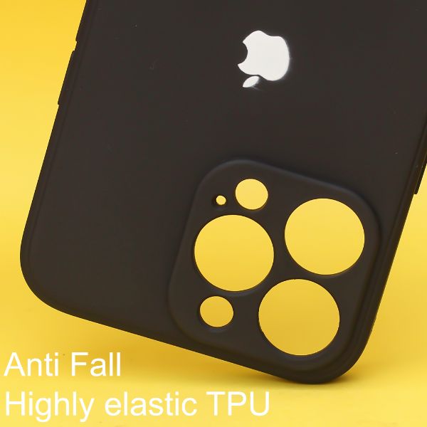 Black Candy Silicone Case for Apple Iphone 13 Pro - The Hatke