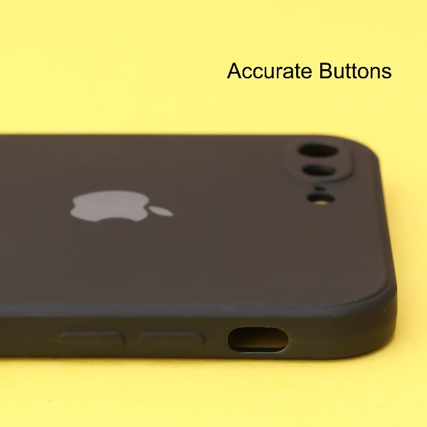 Black Candy Silicone Case for Apple Iphone 8 Plus - The Hatke