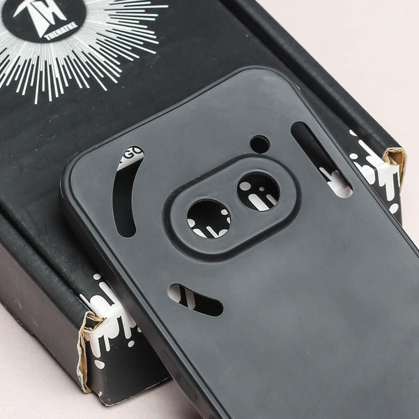 Black Candy Silicone Case for Nothing Phone 2A - The Hatke