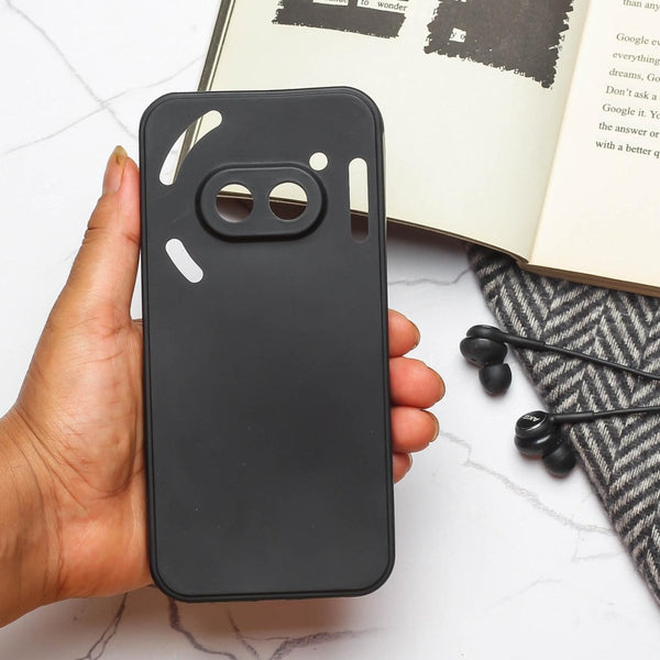Black Candy Silicone Case for Nothing Phone 2A - The Hatke