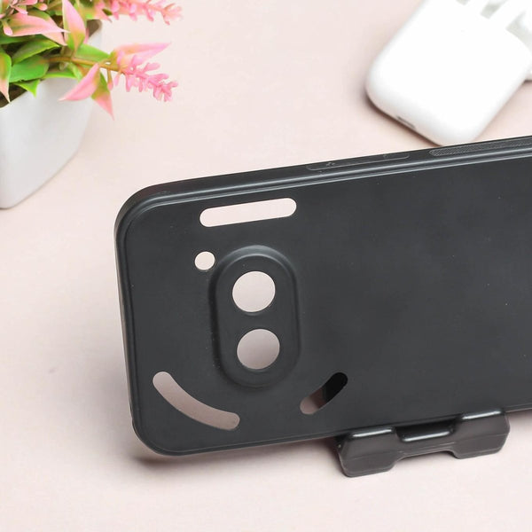 Black Candy Silicone Case for Nothing Phone 2A - The Hatke