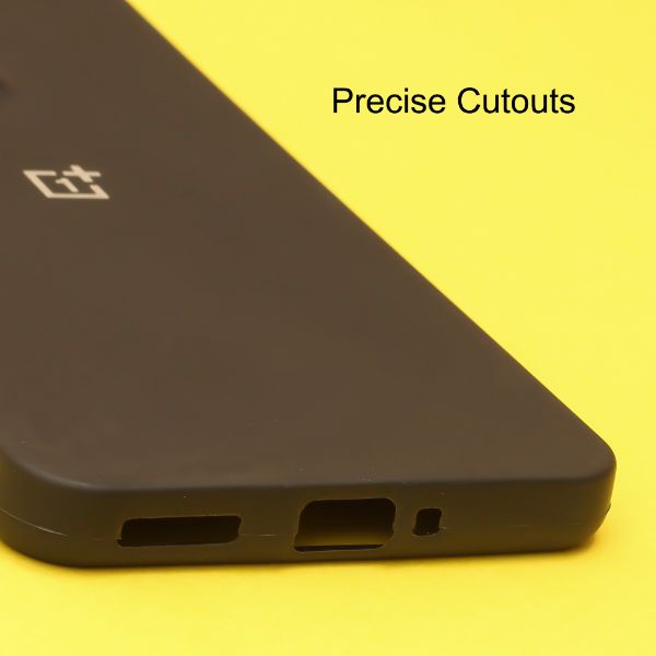 Black Candy Silicone Case for Oneplus 10R 5G - The Hatke