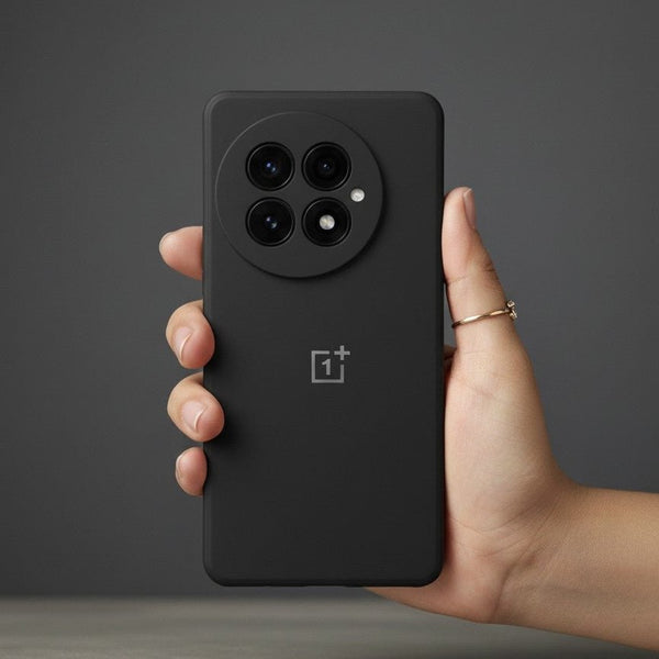 Black Candy Silicone Case for Oneplus 13 - The Hatke