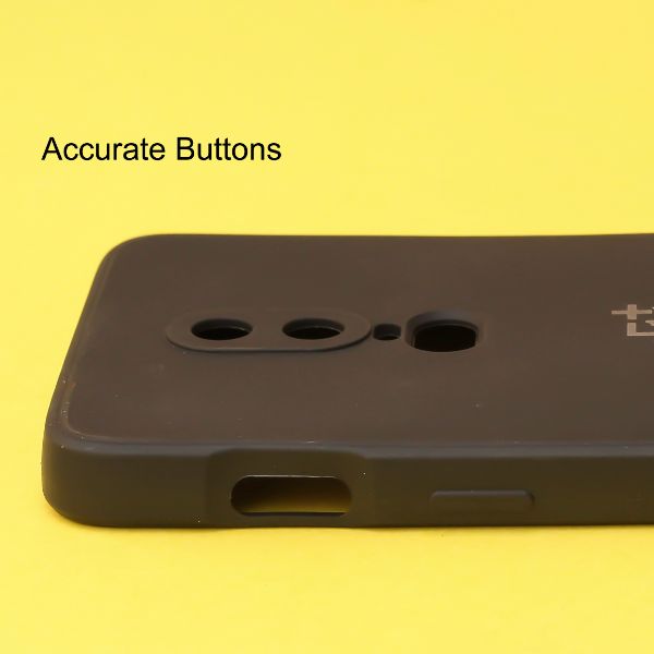 Black Candy Silicone Case for Oneplus 6 - The Hatke