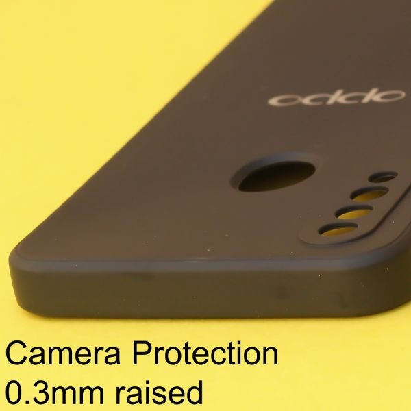Black Candy Silicone Case for Oppo A31 - The Hatke