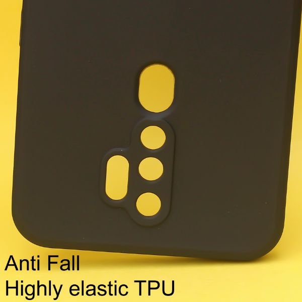 Black Candy Silicone Case for Oppo A9 2020 - The Hatke